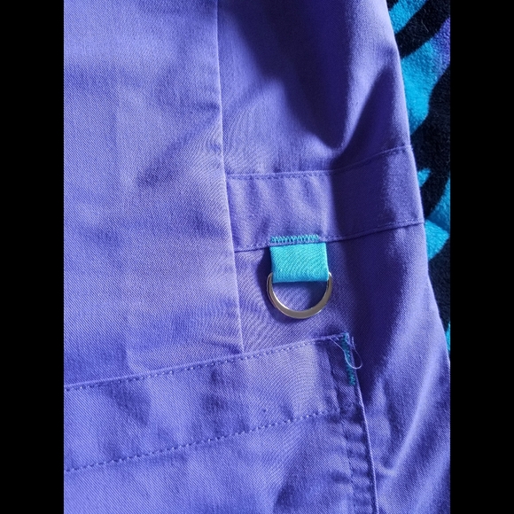 💜*4/$15* Womens Scrubstar Scrub Top Nurse Nursing Medical - Picture 2 of 7